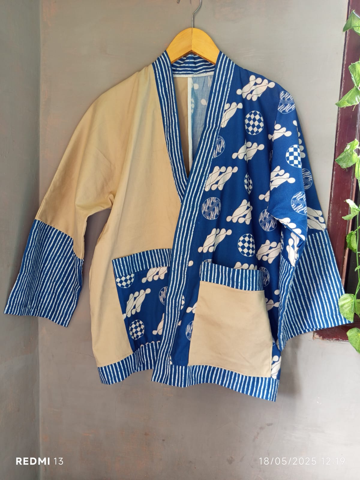 QITNA Outer Unisex Batik Patchwork