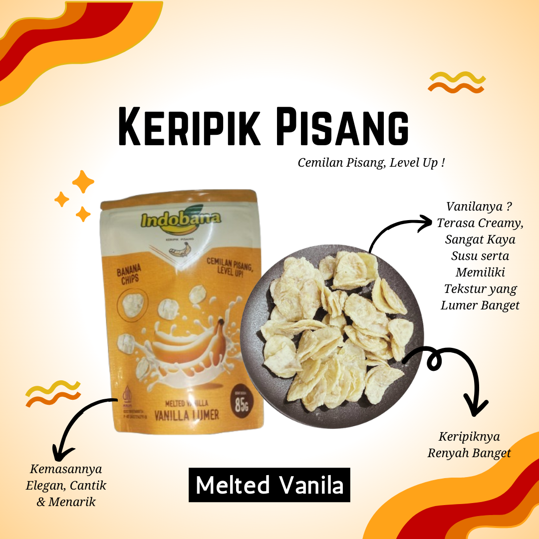 Keripik Pisang Vanila Lumer