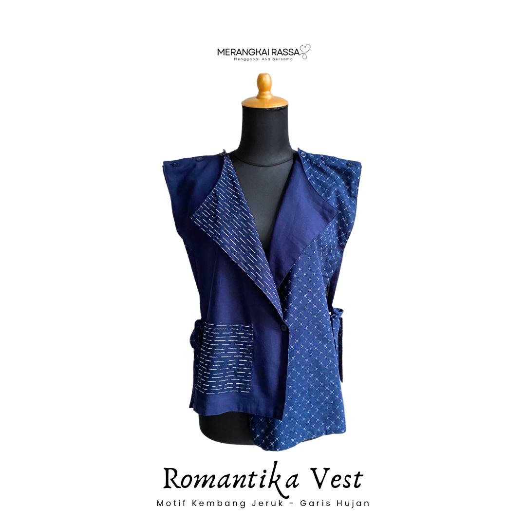 Romatika Vest Batik Wanita - Merangkai Rassa