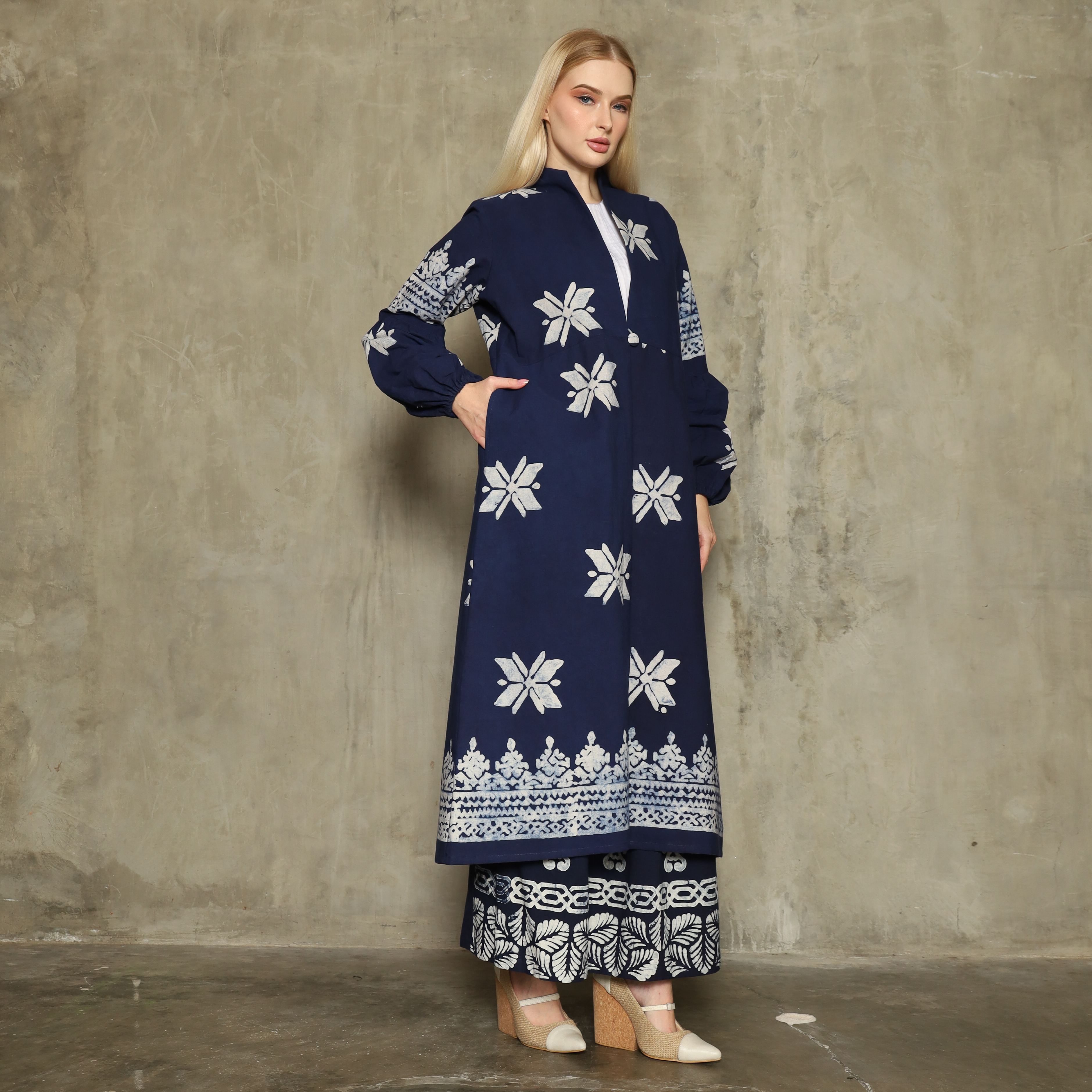 Nottingham in Blue with Blue Palazzo