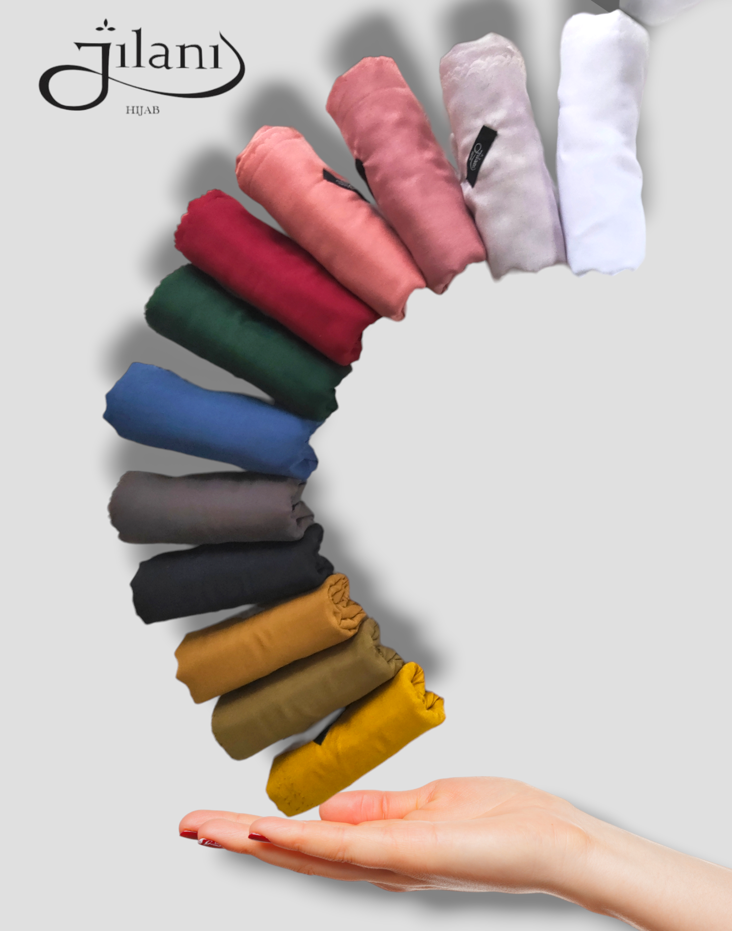 Jilani Hijab Voal Ultrafine Polos 