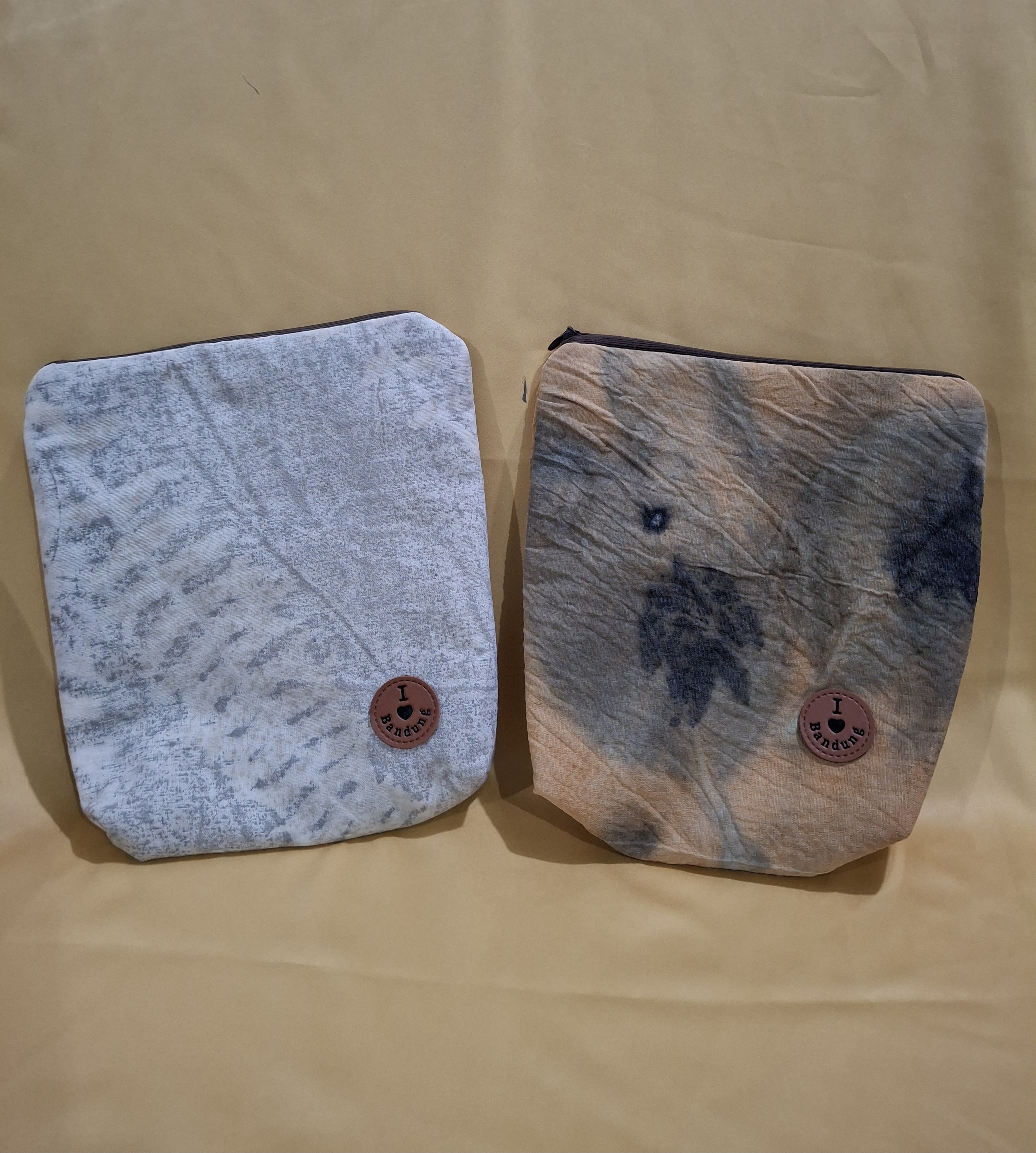 Pouch ecoprint RuHa