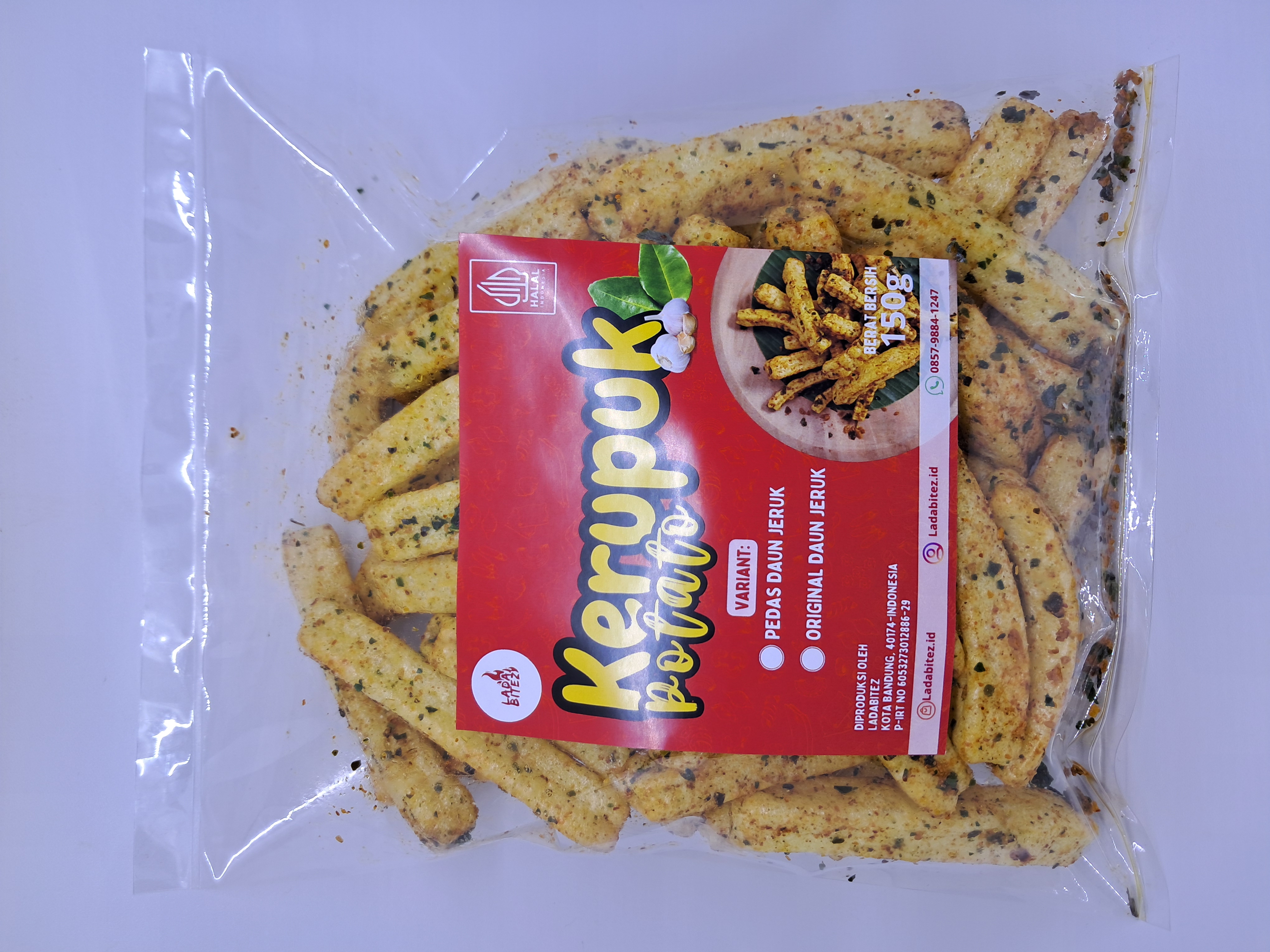 Kerupuk Potato Daun Jeruk