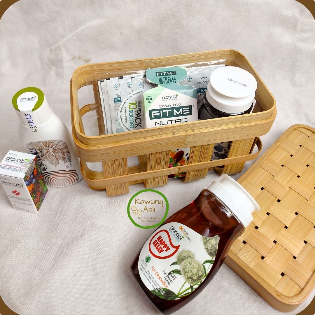 Keranjang Hampers Bambu Unik Ekslusif Aman Makanan