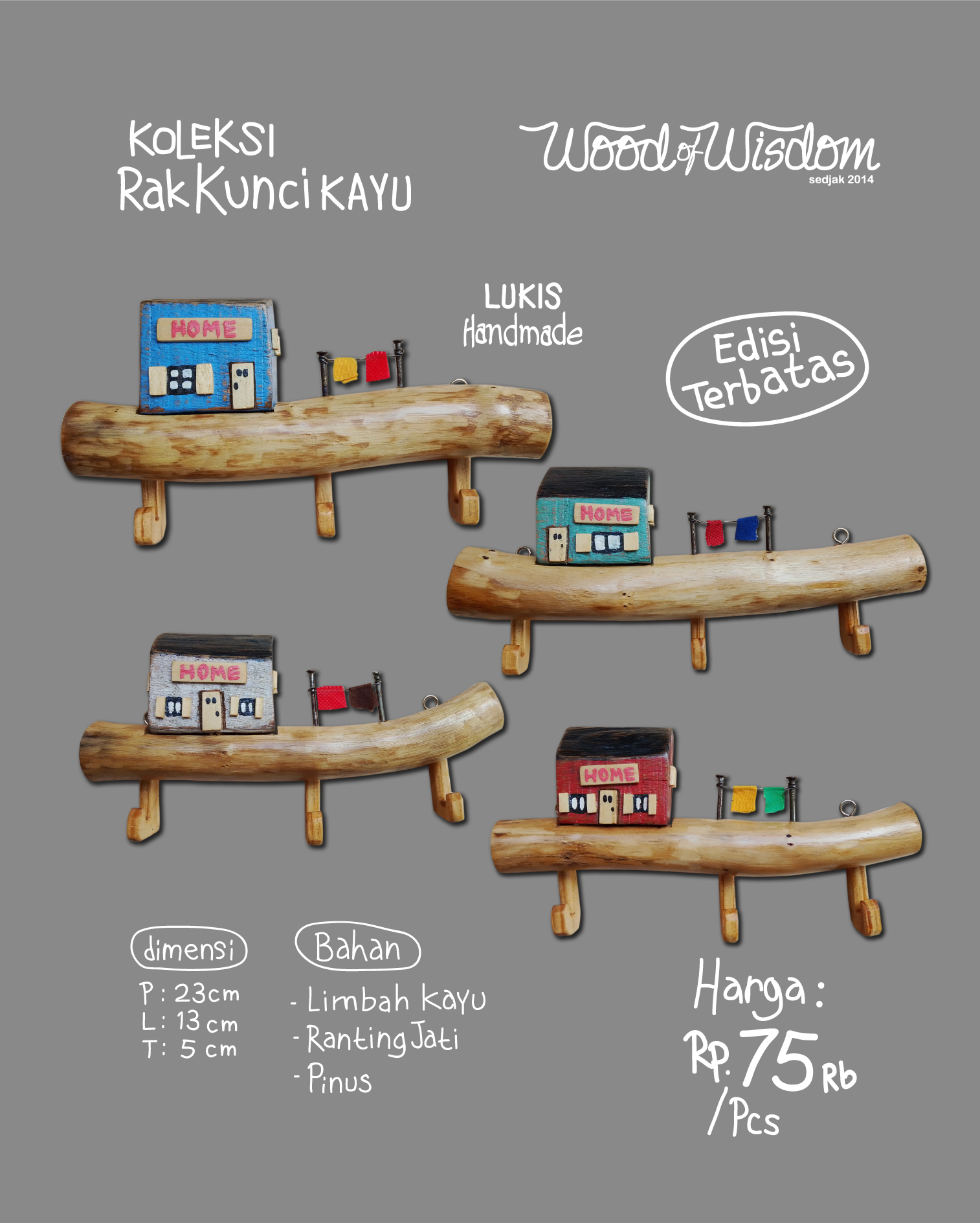 Rak kunci / gantungan