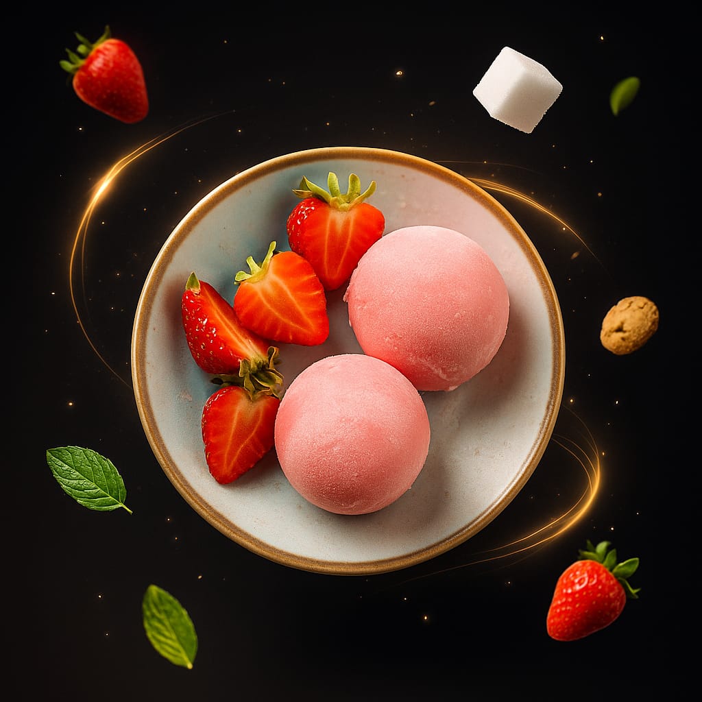 Moci stroberi,moci mangga ,mochi coklat ,Oreo dan macha