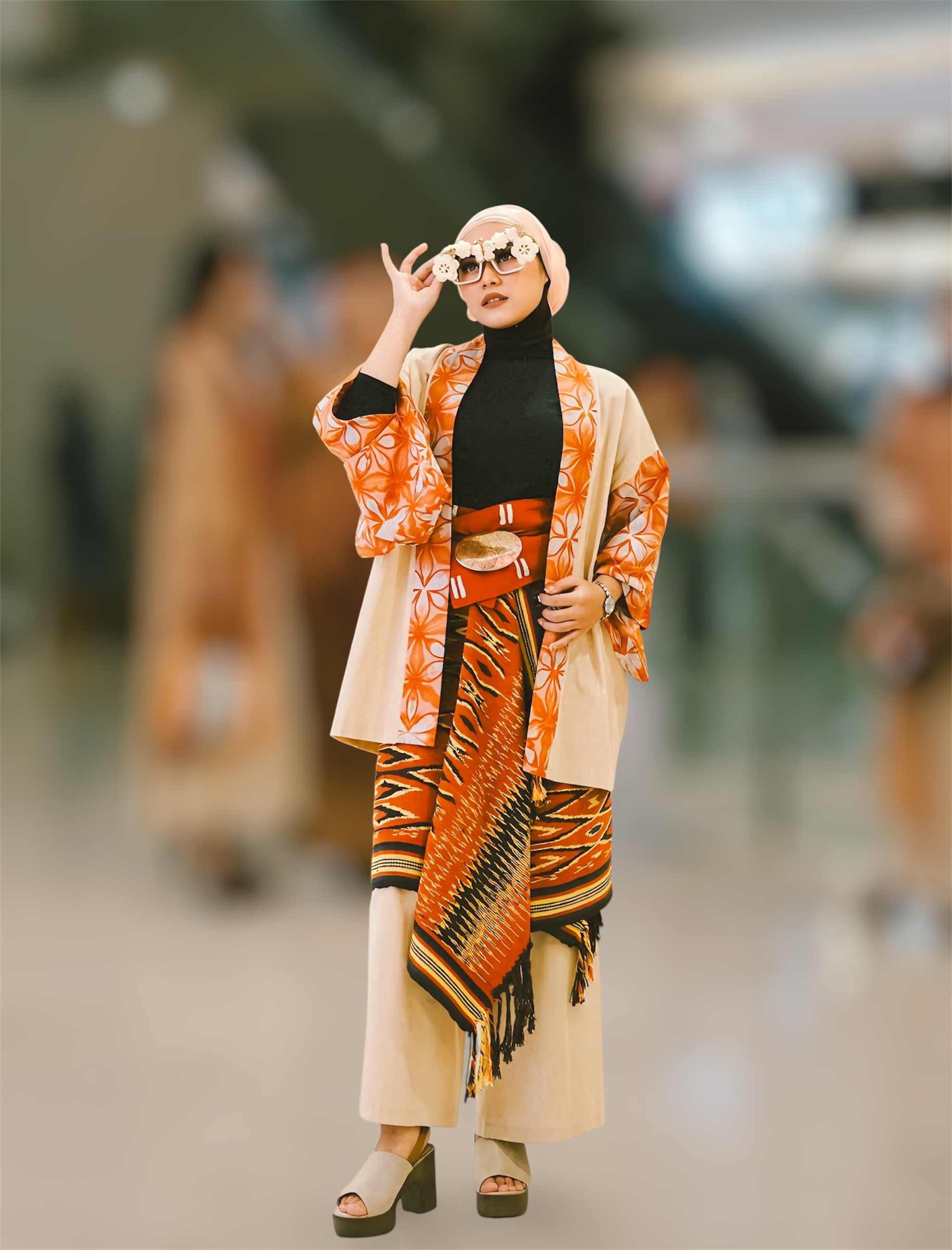 Outer Kimono Shibori Tenun
