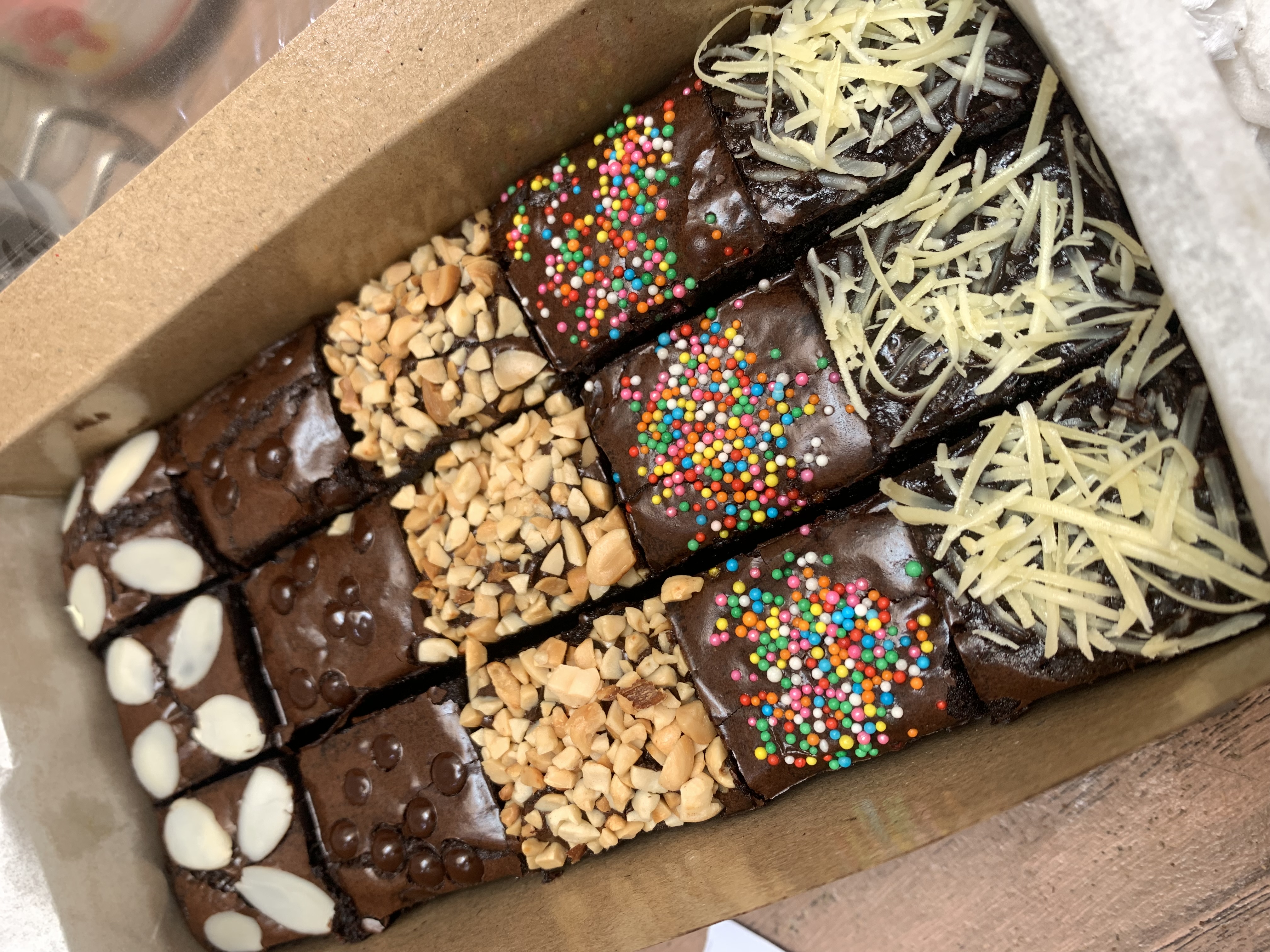 Fudgy Brownies sekat
