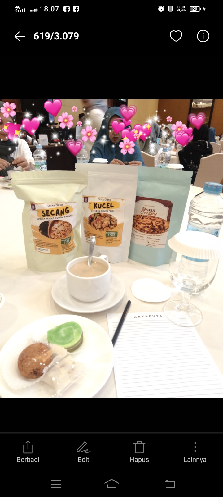 Cookies, KuCel, Secang, Usus Crispy, coklat puzzle