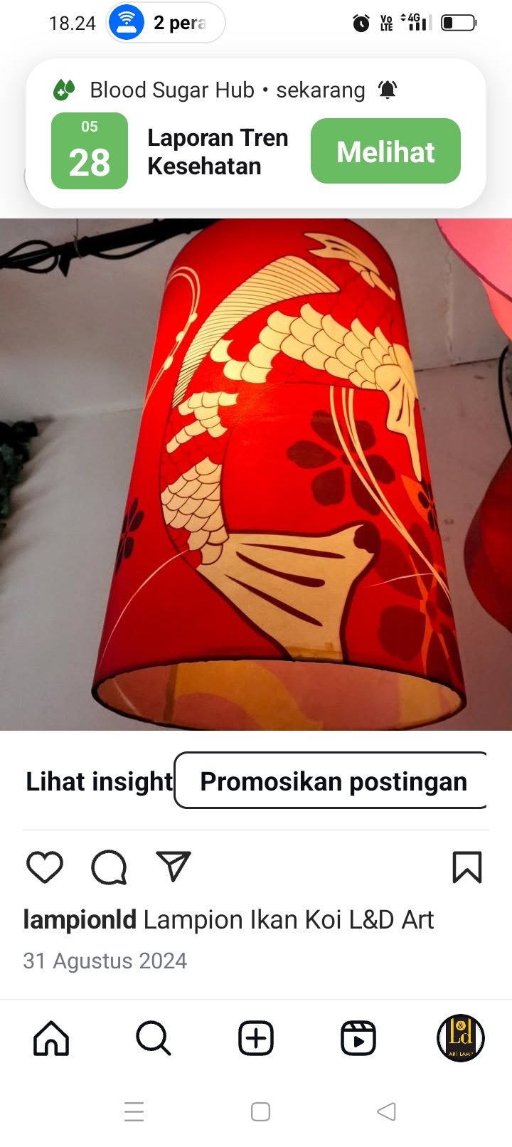 Lampion gantung