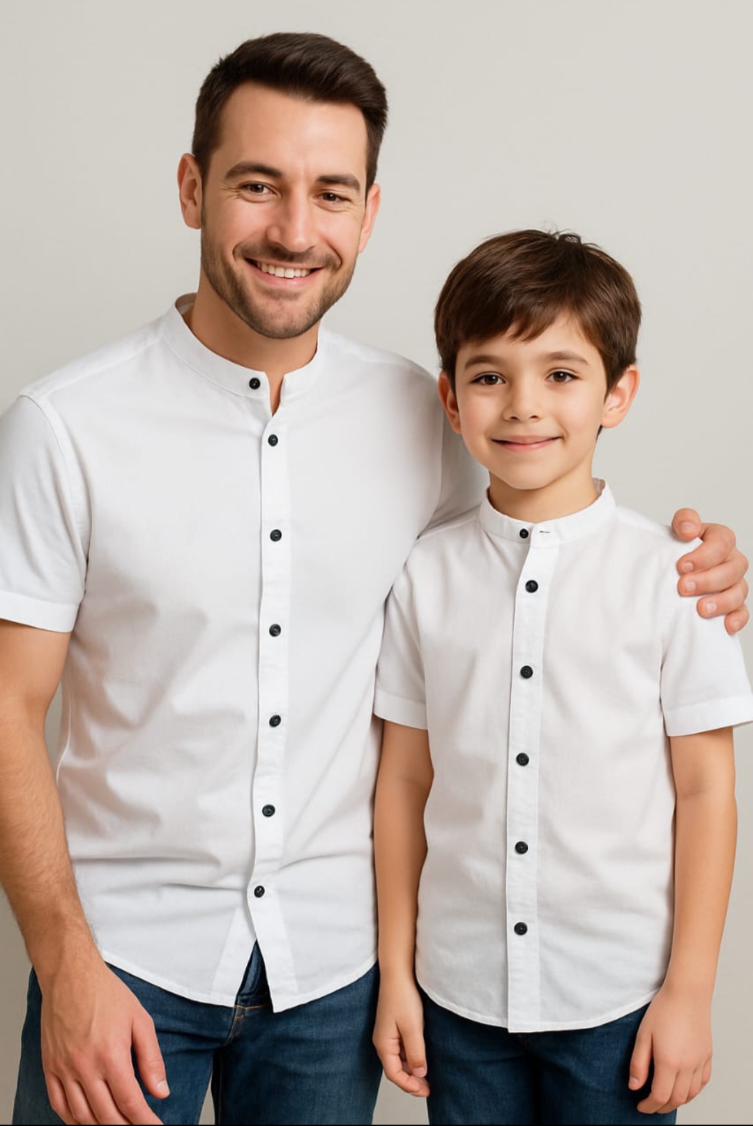 Kemeja Polos MG Couple Ayah&Anak