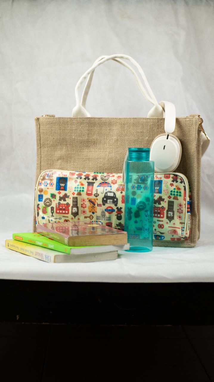 Tas Bag Ethnic Selempang Goni Canvas Stylish Varians Kayla