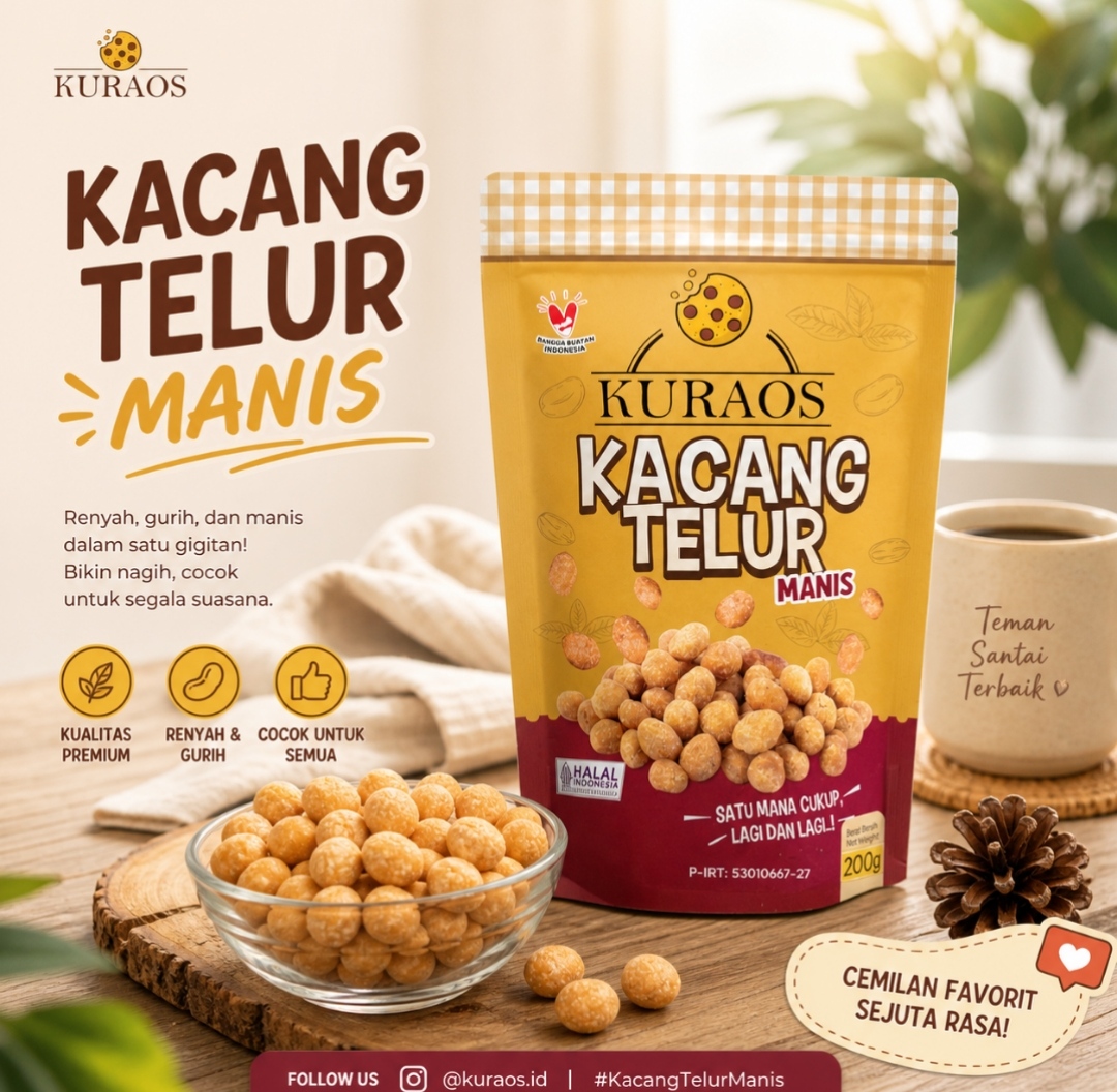 Kacang Telor Rasa Manis