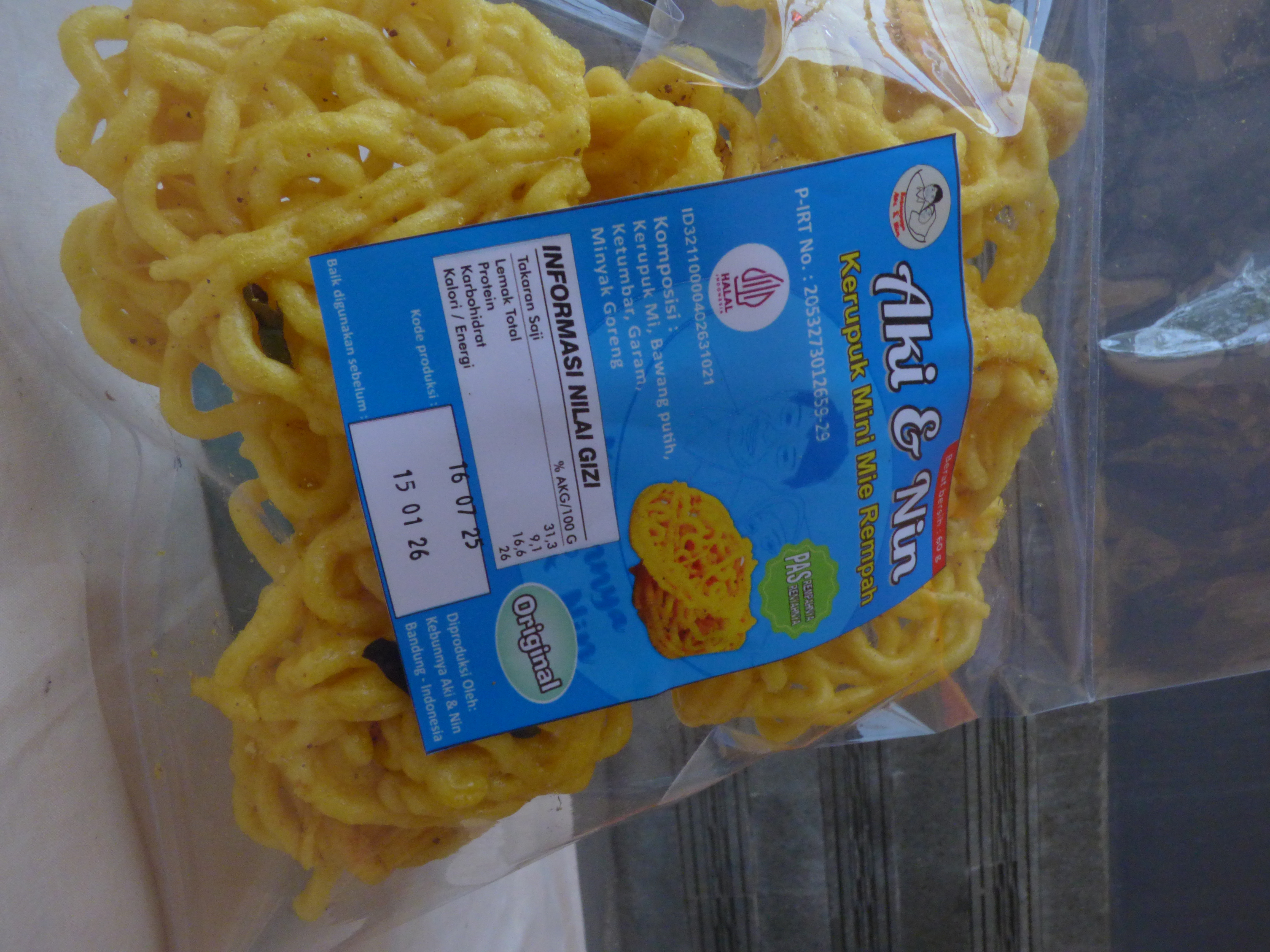 Kerupuk Mini Mi Rempah Original
